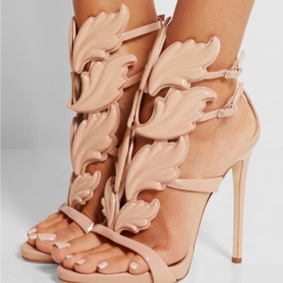 Giuseppe Zanotti Cruel Summers Sz 8 Authentic Heels Made in Italy, Pale Pink - Picture 2 of 14